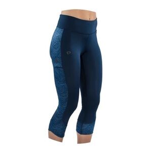 Pearl Izumi Large cycling leggings blue zebra print - unpadded